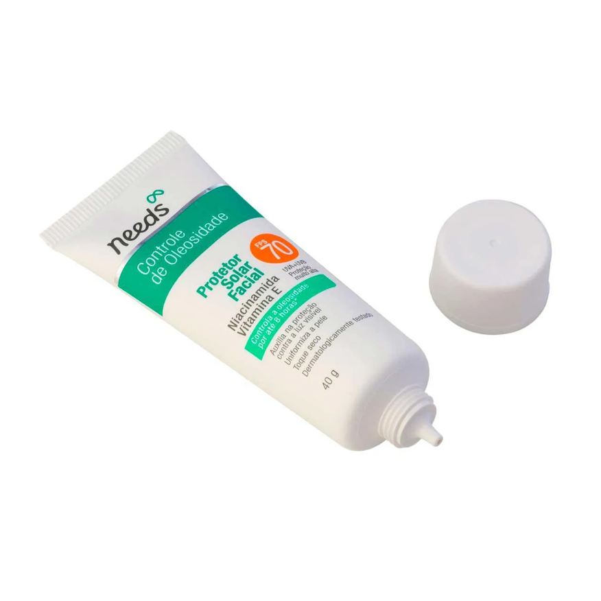 Needs Protetor Solar Facial Controle de Oleosidade FPS 70 40g