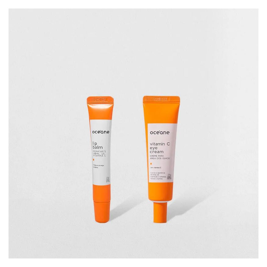 Océane Kit Hidratação Vitamina C Olhos e Boca (2 Produtos)