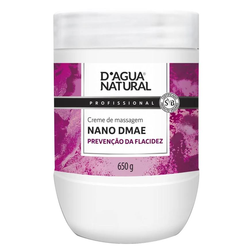 D'Agua Natural Creme de Massagem Corporal Nano Dmae 650g Dagua Natural