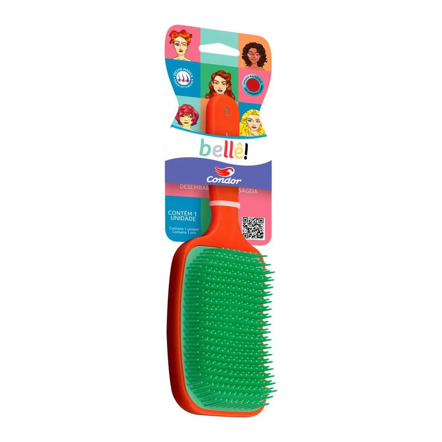 Condor Escova para Cabelo Raquete Mágica Bellê!