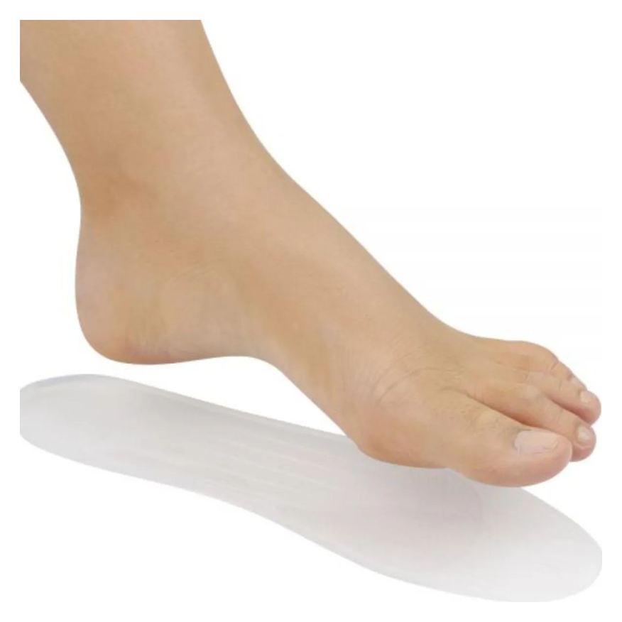 de Palmilha Silicone Ortopédica Anti - Impacto Esportiva Esportão Alívio Dores Ortho Pauher - 34 / 35