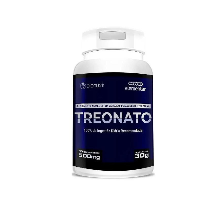 Bionutrir Magnésio Treonato 500mg (60 Cápsulas)