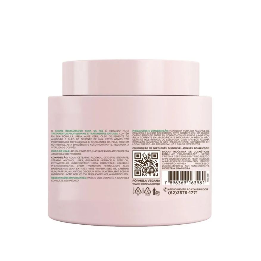 Restaurador Creme Desodorante para Os Pés 220g Hidramais
