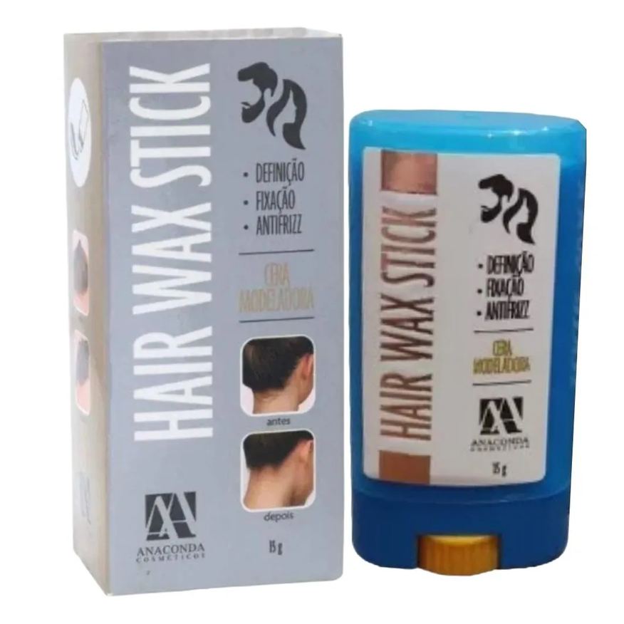 Anaconda Cera Modeladora Antifrizz 15g Hair Wax Stick