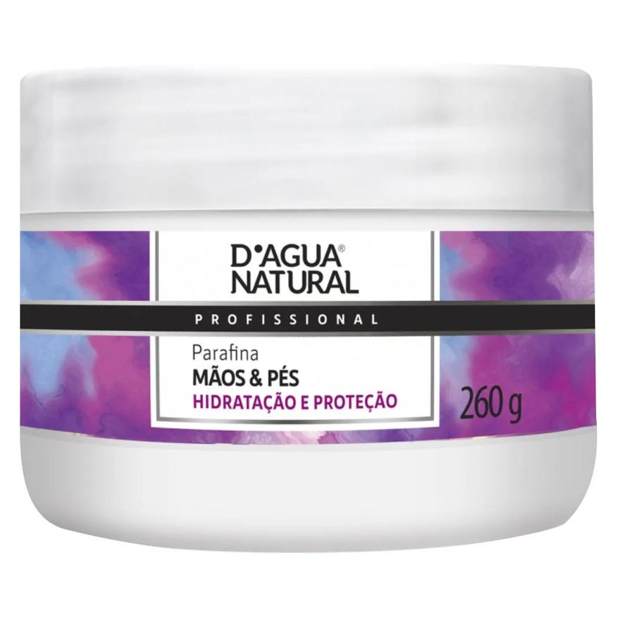 D'Agua Natural Parafina Hidratante Amaciante Maos e Pes 260g Dagua Natural