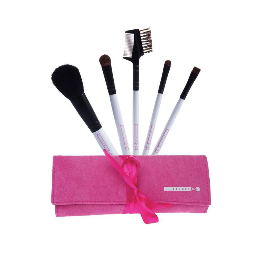 Studio Kv Kit de Pincéis 5 Peças - Sweet Pink