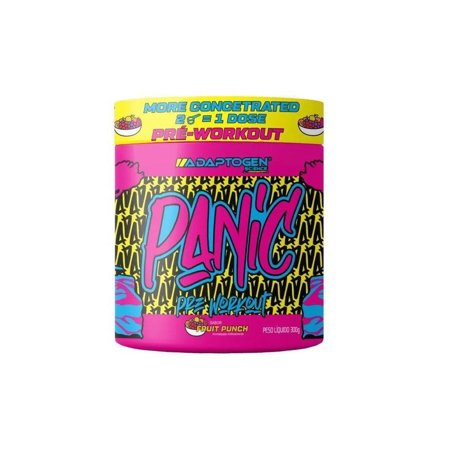 Adaptogen Science Panic Pre Workout (300g) - Sabor: Fruit Punch