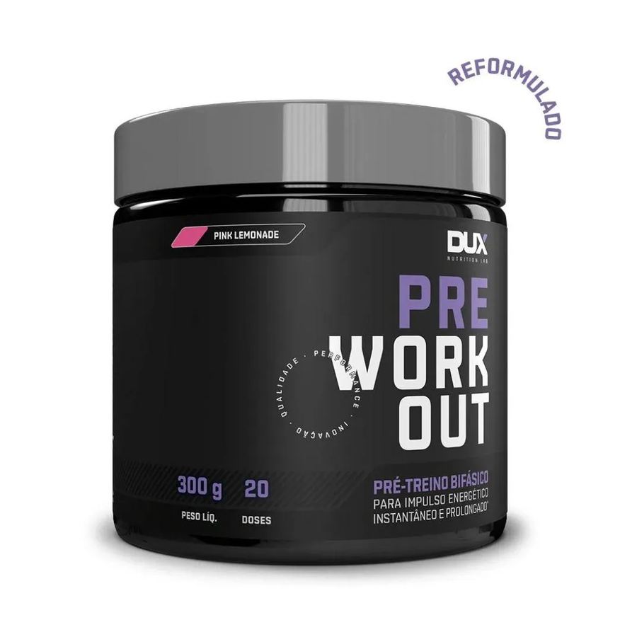 Dux Pre Workout Original (300g) - Sabor: Pink Lemonade