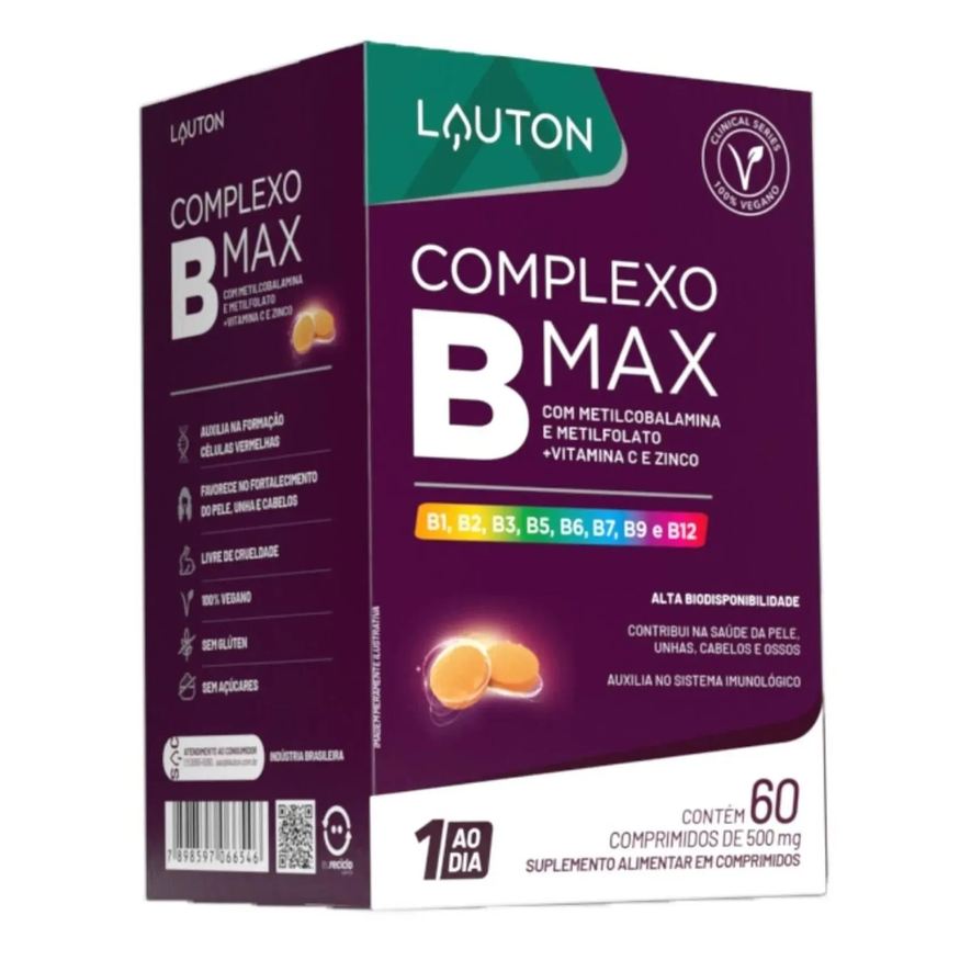 Lauton Complexo B Max 60 comprimidos