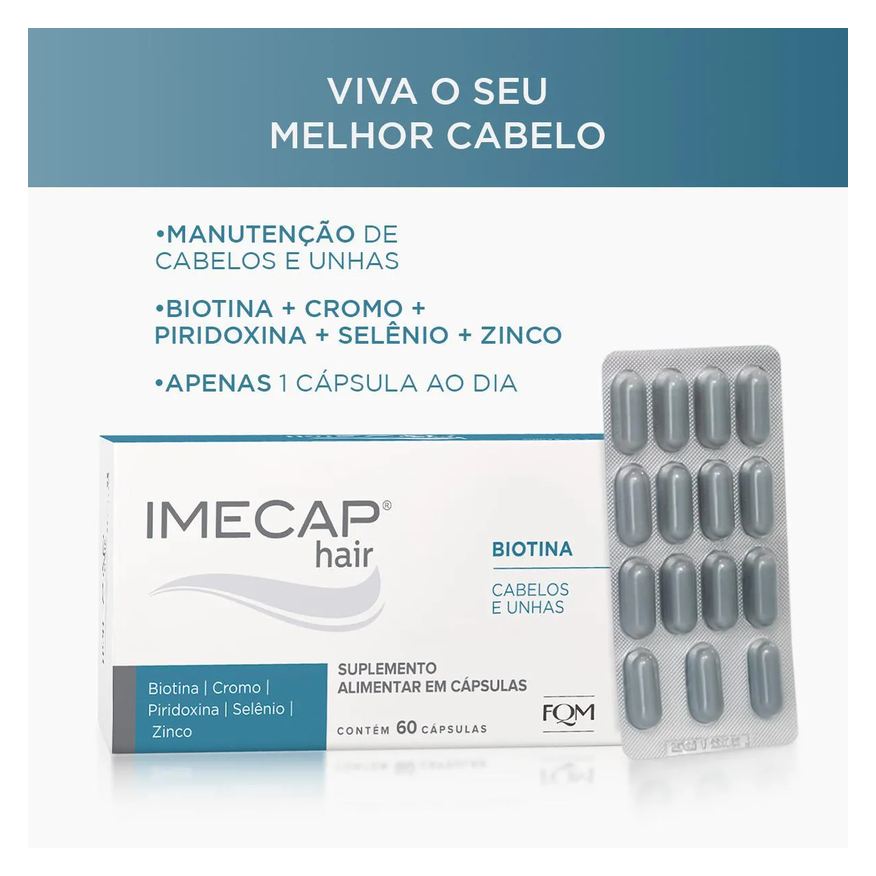 Alimentar Suplemento Imecap Hair cápsulas