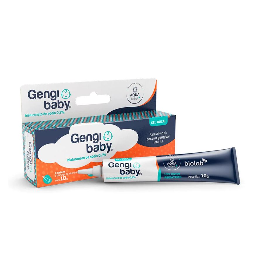 Gengibaby Gel Bucal Infantil Biolab Sem Açúcar com 10g