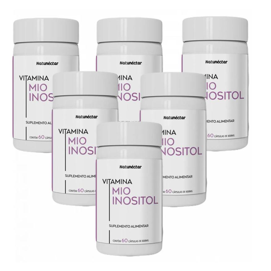 Natunéctar 6x Mio Inositol- 100% Natural- 60 Cápsulas. 500mg