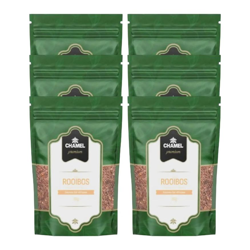 Chamel Kit 6 Chá de Rooibos para Infusão 30g Premium -chamel