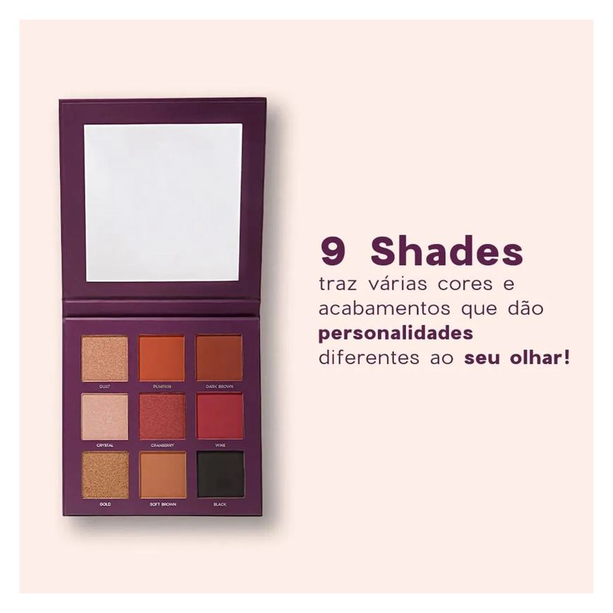 Purple Océane 9 Shades - Paleta de Sombras 25g