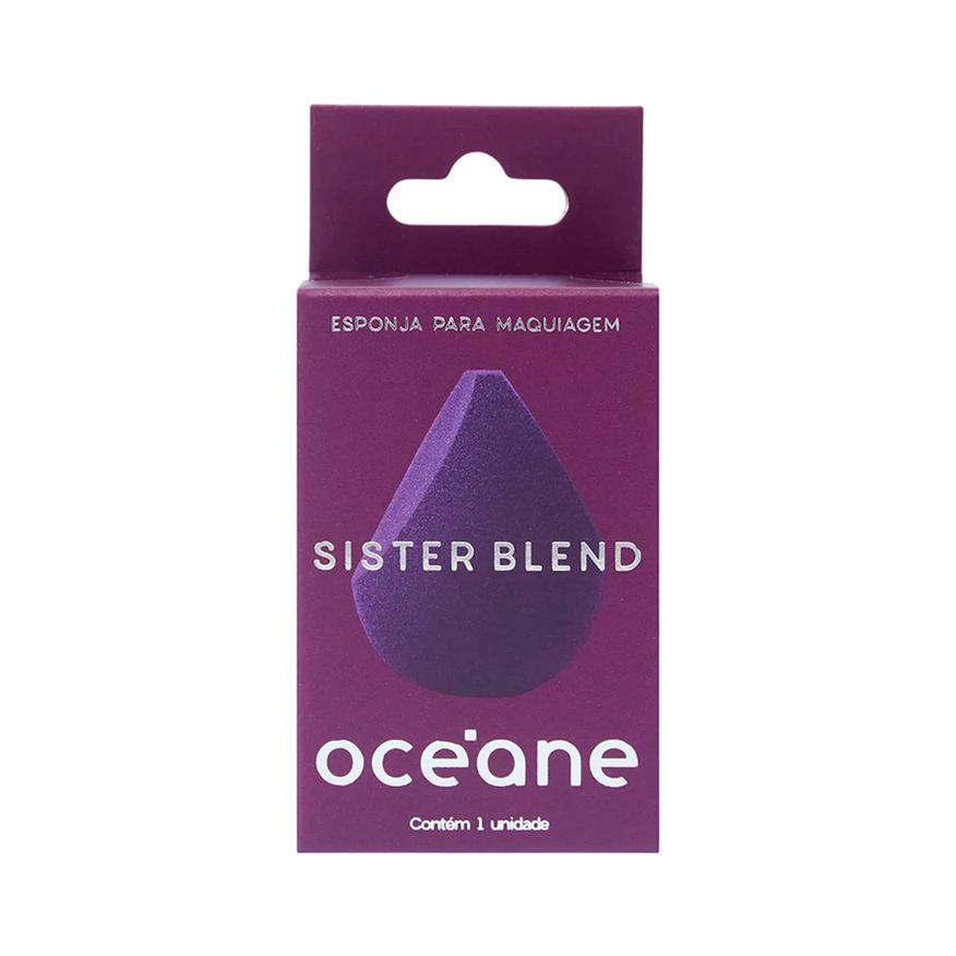 de Esponja Maquiagem Sister Blend Océane Roxo 1 unidade