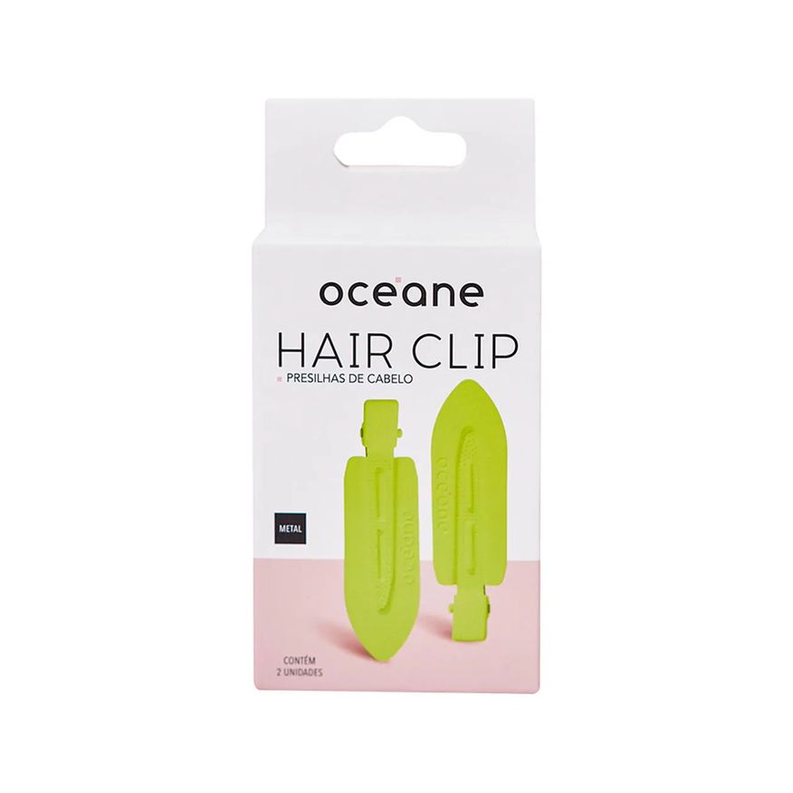 de Presilhas Cabelo Océane Hair Clip Amarelo 2 unidades