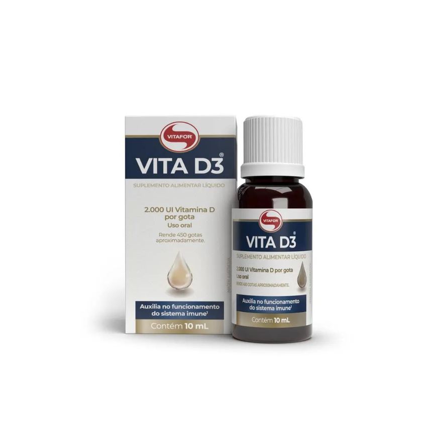 Vitafor Vitamina D3 2000ui/gota 10ml (450 Gotas)