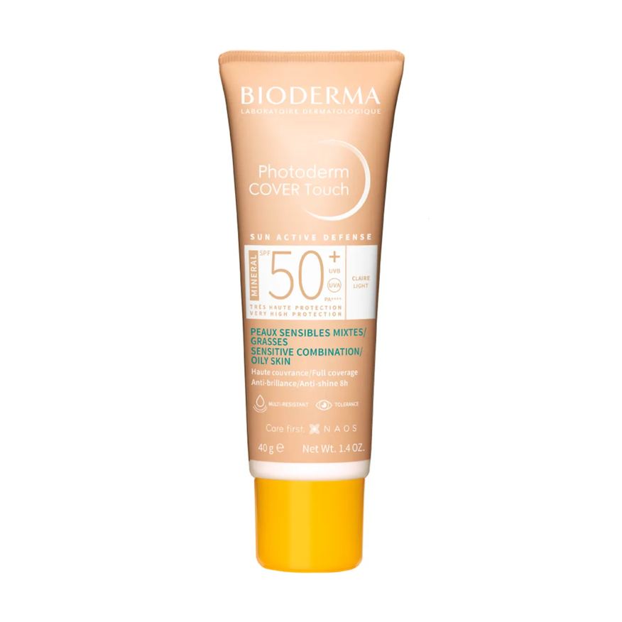 Bioderma Protetor Solar Facial Photoderm Cover Touch FPS 50 Claro 40ml