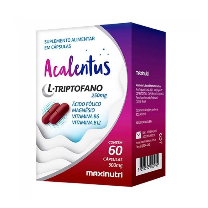 Maxinutri Acalentus 500mg (60 Cápsulas)
