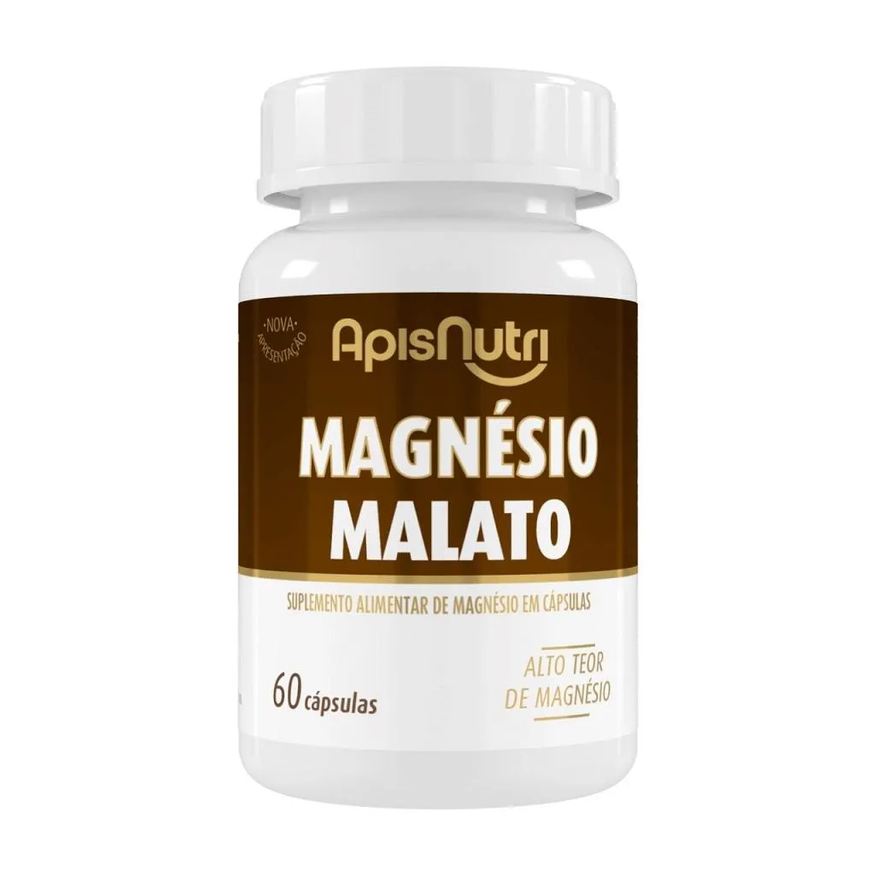 Apisnutri Magnésio Malato (60 Cápsulas)
