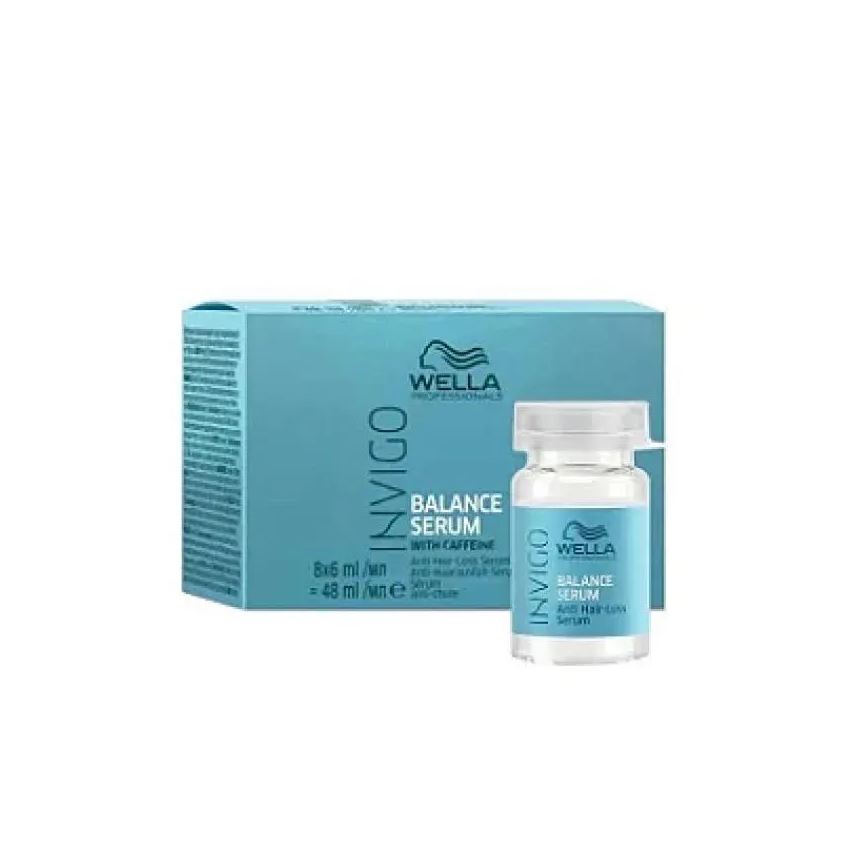 Wella Professionals Kit Ampola Antiqueda Wella Invigo Balance Sérum 8x6ml
