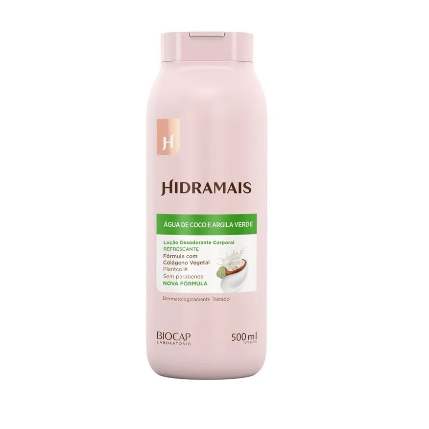Hidramais Loção Corporal Água de Coco e Argila Verde 500ml