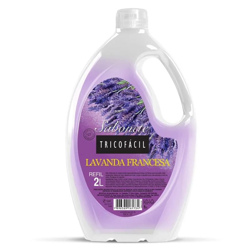 Tricofácil Sabonete Líquido Lavanda Francesa 2 Litros