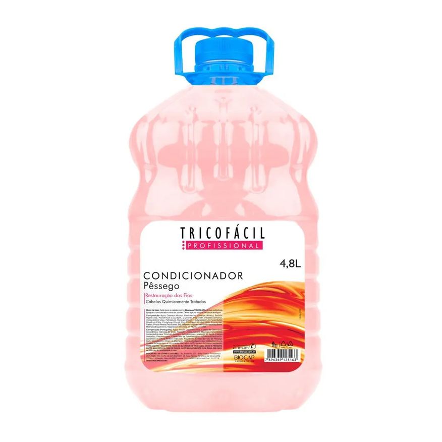Tricofácil Condicionador Pêssego 4,8 Litros Tricofacil