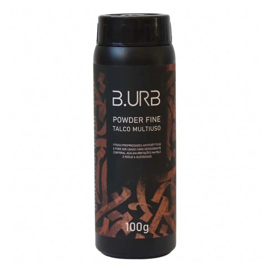 B.urb Talco Multiuso Powder Fine Antisséptico Corporal 100g Barba Urbana