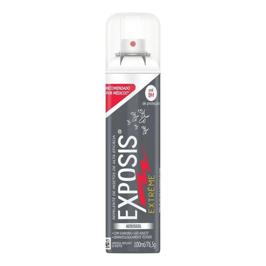 Kit 2 Repelente Aerossol Exposis Extrême 100ml