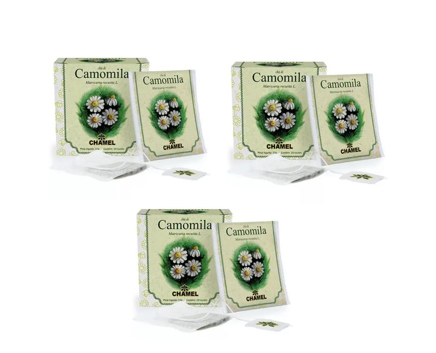 Chamel Kit 03 Chá de Camomila com 10 Sachês 10g