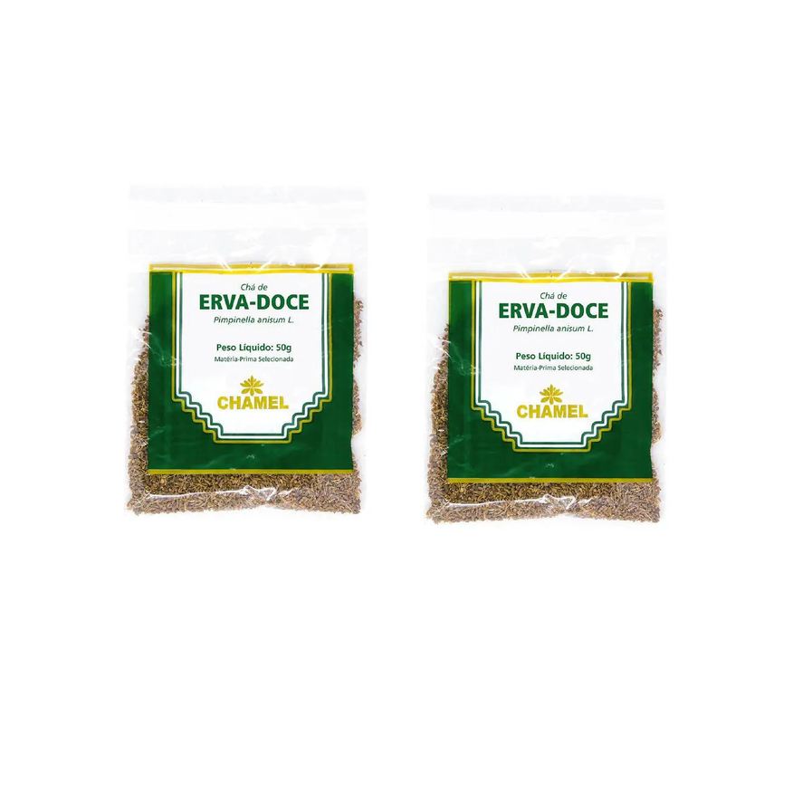 Chamel Kit 02 Pacote de Chá de Erva Doce 50g