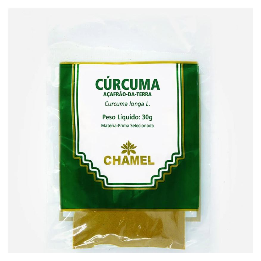 Chamel Pacote de Chá Cúrcuma 30g