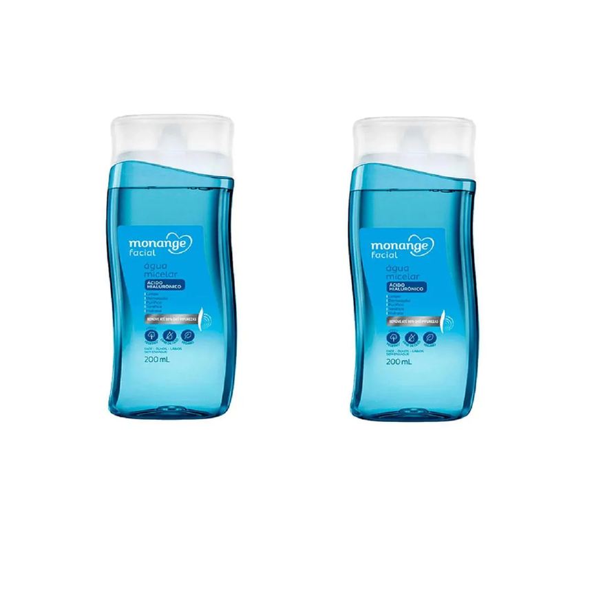 Monange Kit 02 Água Micelar com Ácido Hialurônico 200ml