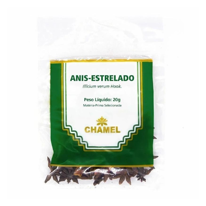Chamel Pacote de Chá de Anis Estrelado 20g