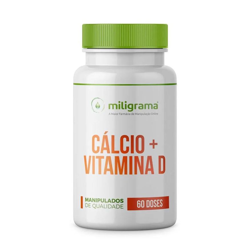 Miligrama Cálcio com Vitamina D 60 Doses