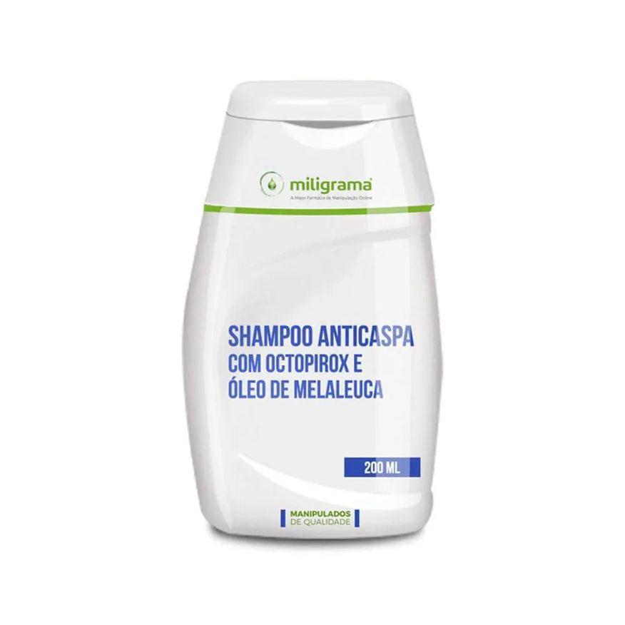 Miligrama Shampoo Anticaspa: Octopirox e Óleo de Melaleuca 200ml