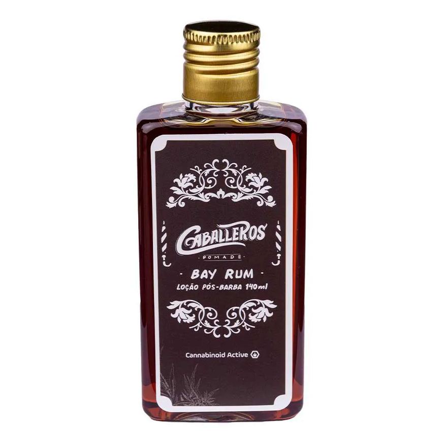 Caballeros Loção Pós Barba Bay Rum After Shave 140ml