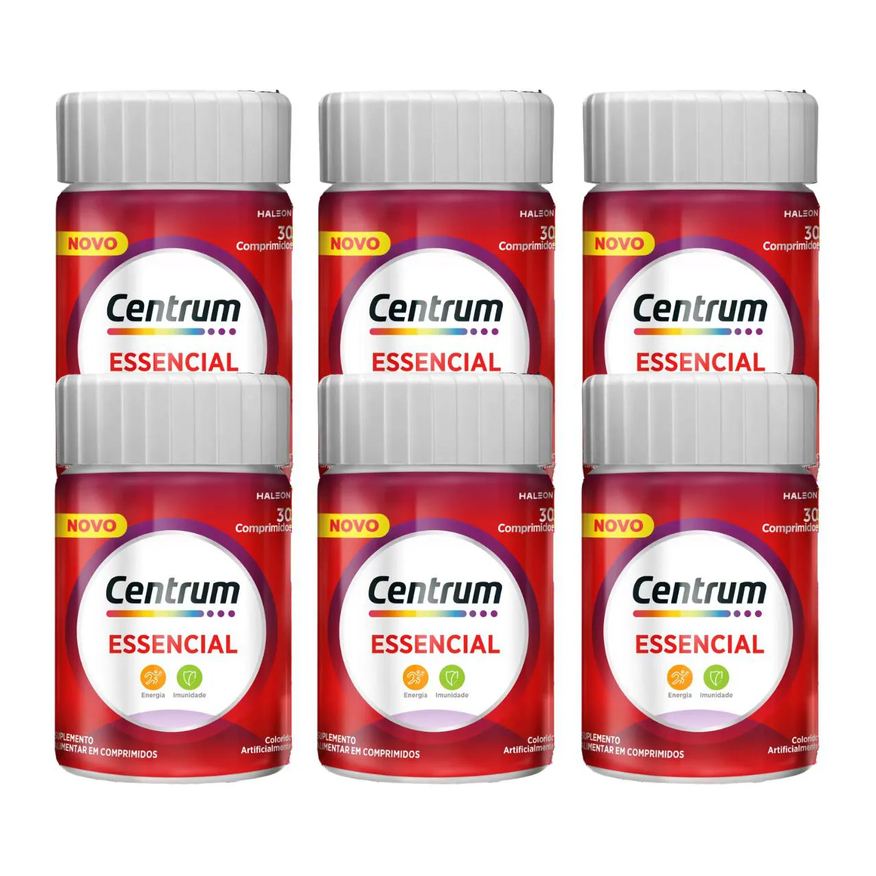 Haleon Kit 6 Suplemento Vitamina Centrum Essencial 30 Cpr