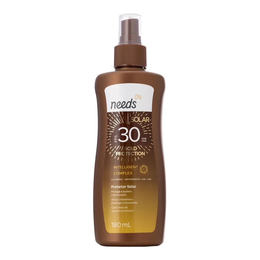 Needs Protetor Solar Corporal FPS 30 Solar Gold Protection Spray 180ml