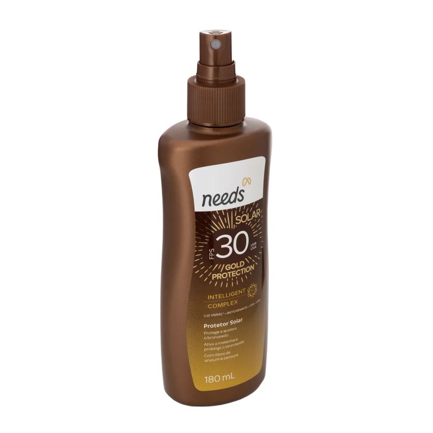 Needs Protetor Solar Corporal FPS 30 Solar Gold Protection Spray 180ml