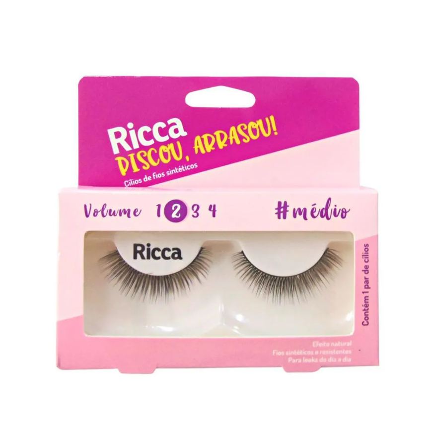 Big Universo Cílios Postiços Ricca Belliz Piscou,arrasou Vol:2 Médio Cód.2676