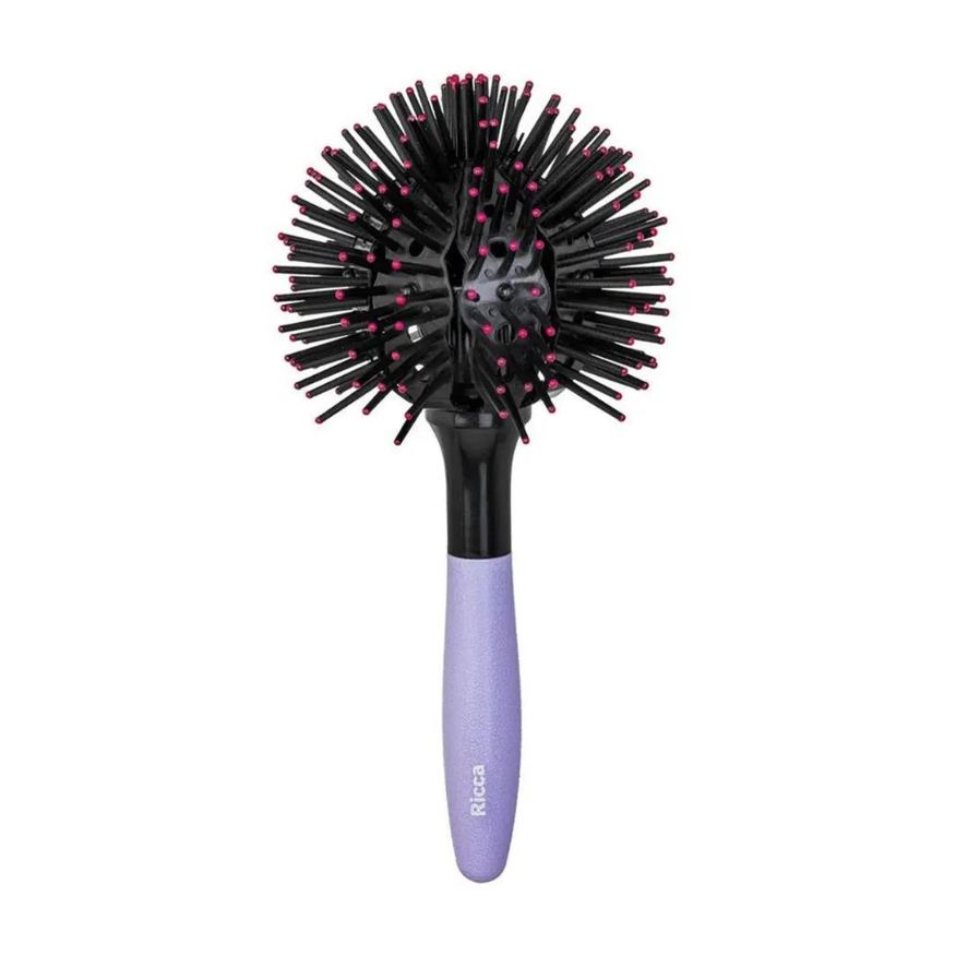 Big Universo Escova Cachos e Ondas 360º Ricca Twist 3d Curls Ref:924