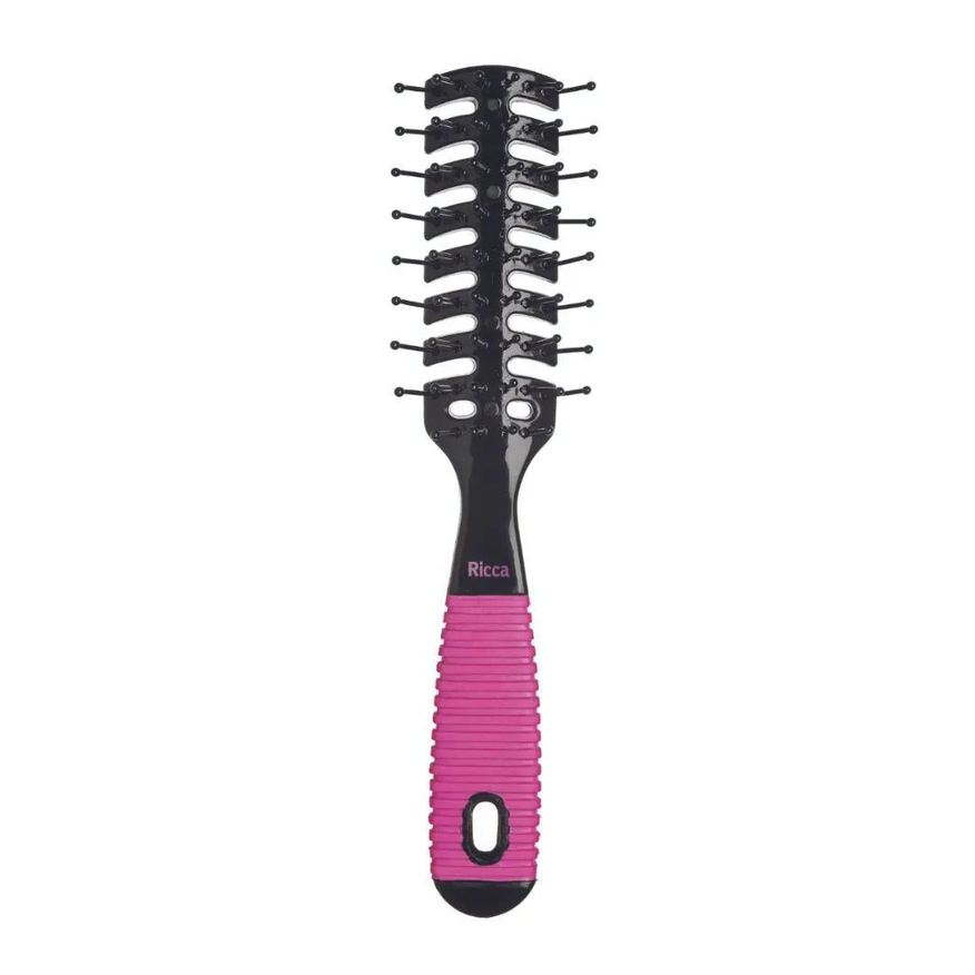 Big Universo Escova Ventilada Ricca Black & Pink Cód.2409
