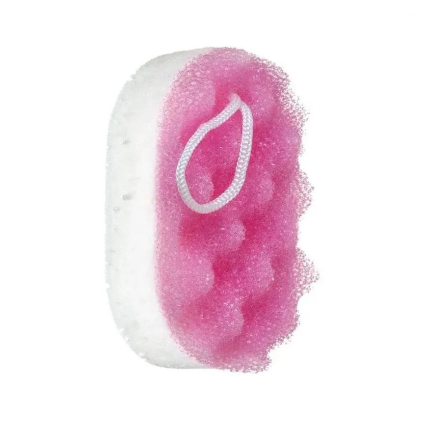 Big Universo Esponja de Banho Ricca Dupla Face Rosa Cód.309