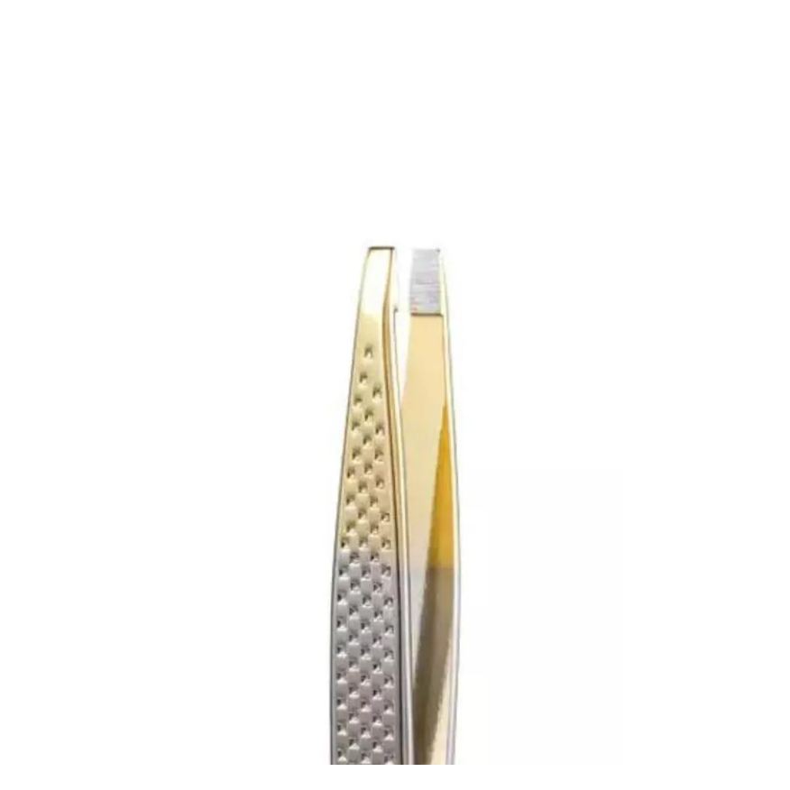 Pinças Kit Silver Gold Enox Belliz Ponta Reta Ref. 1700 C/3