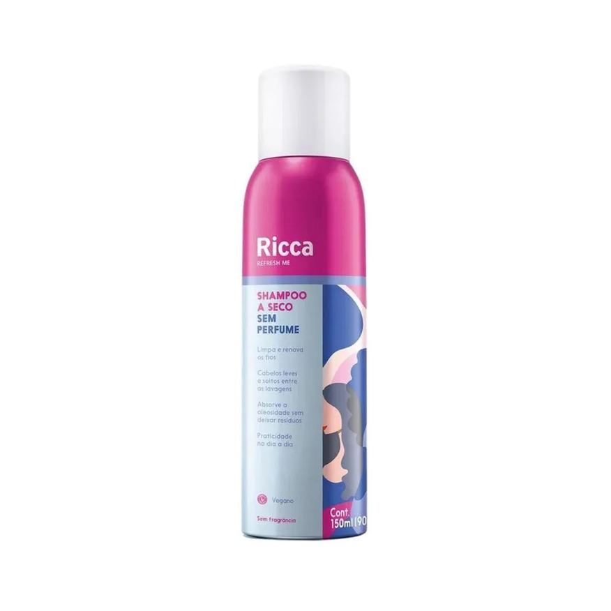 Big Universo Shampoo A Seco Belliz sem Perfume Ricca Refresh Me 150ml