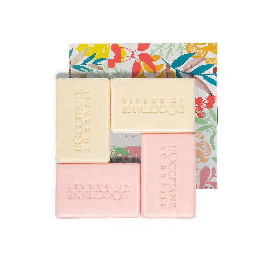 L'Occitane Sabonete Perfumado em Barra Vivre Loccitane Au Brésil 4 x 75g