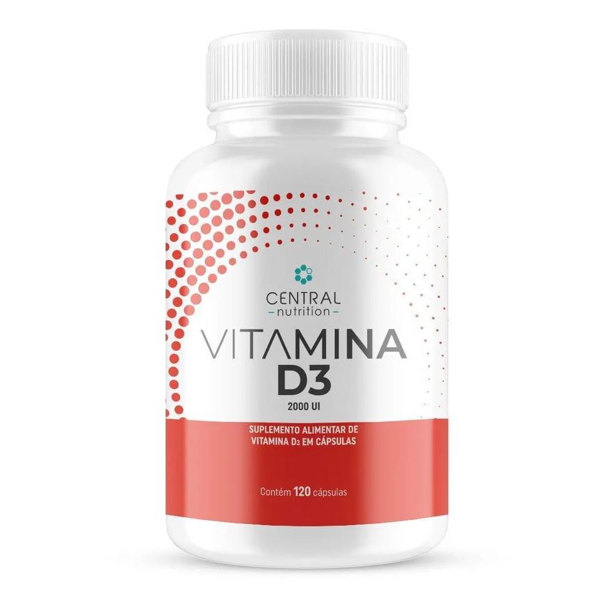 Central Nutrition Vitamina D3 2000ui 120 cápsulas