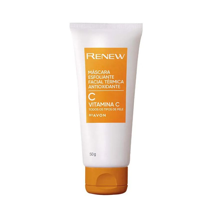 Avon Renew Vitamina C Mascara Esfoliante Termica Facial 50g